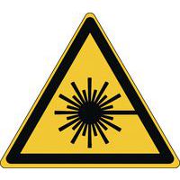 Panel de peligro - Radiación láser - Rígido
