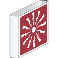 Panel de incendios - Alarma de incendios (bandera) - Aluminio