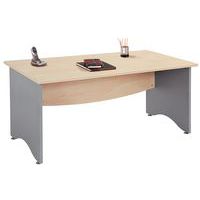 Mesa de oficina rectangular Galaxy - Arce