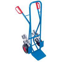 Carretilla de acero para escalera de 5 ruedas en estrella - 200 kg