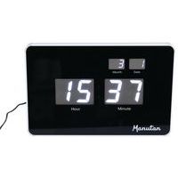 Reloj de pared LED rojo - Manutan