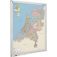 Mapa de carreteras magnético de Países Bajos 120 x 90 cm