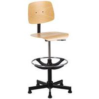 Silla alta de taller - Sobre pies - Con reposapiés
