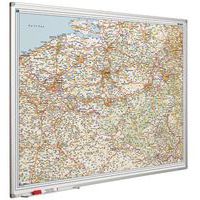 Mapa de carreteras magnético de Bélgica-Luxemburgo 110 x 130 cm