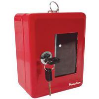 Caja de emergencia para llaves roja - Manutan