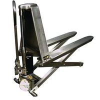 Transpaleta manual de acero inoxidable de alta elevación - Capacidad 1000 kg