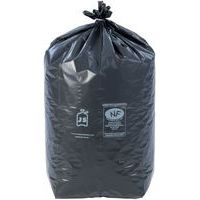 Bosa de basura negra - Desechos pesados - De 60 a 130 L