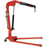 Grúa de taller plegable con brazo regulable en 3 posiciones - Capacidad 500 Kg y 1000 Kg