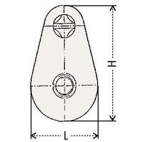 H = alturaL = anchura