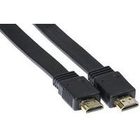 Cable HDMI plano de alta velocidad negro de 1,50 m