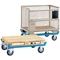 Plataforma con ruedas de acero