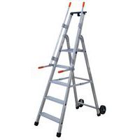 Escalera con rampa de seguridad y ruedas - 5 a 9 peldaños - Facal