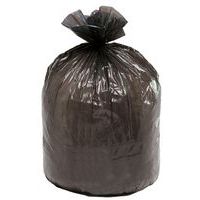 Bolsa de basura tradicional de 130 L - Residuos pesados - Negra - Alfapac