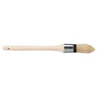 Brocha redonda para molduras, puntiaguda - Mango de madera
