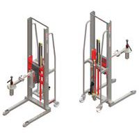 Apiladora GR manual con volteador de bobinas - Capacidad 300 kg