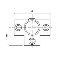 Medida del tubo	A 	BØ 27 mm 	88 	44Ø 42 mm 	120 	60Ø 48 mm 	136 	68
