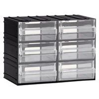 6 cajones de 22,5 x 13,3 x 16,9 cm 6 cajones de 22,5 x 13,3 x 16,9 cm