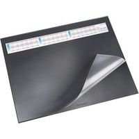 Carpeta de escritorio con solapa transparente 40 x 53 cm Negra
