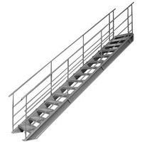 Escalera de 38° para plataforma de almacenamiento - Manorga