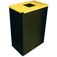 Cubo de basura de clasificación - Desechos de vidrio - 60 L - Manutan Expert