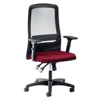 Silla de oficina síncrona con respaldo de respaldo de rejilla Eccon - 7172