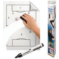 Papel electrostático blanco Magic Chart - Lote de 25 - Legamaster