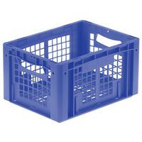 Caja norma Europa con fondo y paredes calados - Longitud 400 mm - De 19 L a 24 L