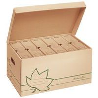Caja archivadora + 6 cajas de archivos de 8 cm de lomo Naturaleza Line - Fast