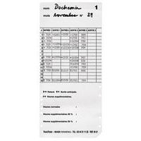 Tarjeta para fichar ER 1500/2500