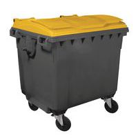 Contenedor de residuos de 4 ruedas - 1100 L - Mobil Plastic