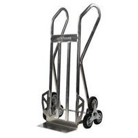 Carretilla de aluminio para escalera con 3 ruedas de estrellas - Capacidad para 150 kg