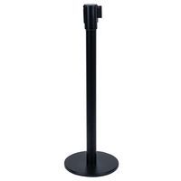 Poste negro con correa - 5m - Manutan