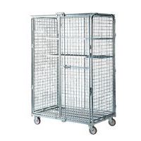 Roll-contenedor de seguridad - Base de acero - Capacidad 720 kg