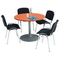 Conjunto para reuniones con mesa redonda