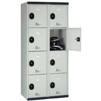 2 columnas de 400 mm de ancho4 puertas gris claro