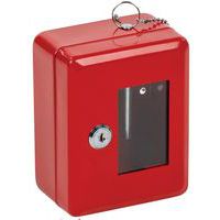 Caja de emergencia para llaves roja - Manutan