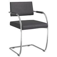 Silla de conferencias con patas tipo trineo Bizzy