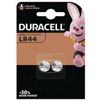 Pila de botón alcalina LR44 V13GA - Pack de 2 - Duracell