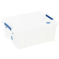 Caja de organización con tapa, Capacidad: 24 L, Encajable: no, Altura total: 190 mm, Anchura total: 380 mm