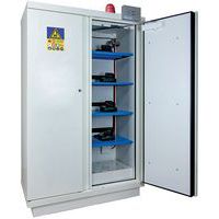 Armario de seguridad para el almacenamiento de baterías de litio - Con extintor - Trionyx