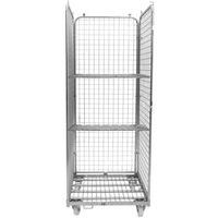 Roll-contenedor de acero con 3 adrales - 2 estante - Capacidad 400 kg - Manutan