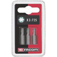 Lote de 3 puntas para tornillos TORX® EX.1 - Facom