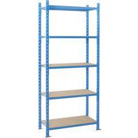 Estantería Combi-Plus - Balda tubular + recubrimiento de madera - Manorga