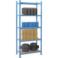 Estantería Combi-Plus - Balda tubular + recubrimiento de madera - Manorga