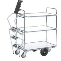 Carro bandejero - 3 bandejas - Capacidad 300 kg