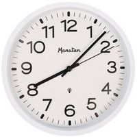 Reloj de pared analógico controlado por radio de 30 cm de diámetro - Manutan Expert