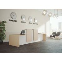 Banco de recepción Anchura 180 cm PMR Fifty Fifty