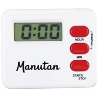 Cronómetro/cuenta atrás Blanco - 100 min - Manutan