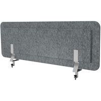 Pant. acústica gris jaspeado + pinzas escritorio simple