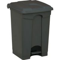 Cubo de basura de plástico para uso agroalimentario, Capacidad: 70 L, Abertura: Con pedal, Material: Plástico